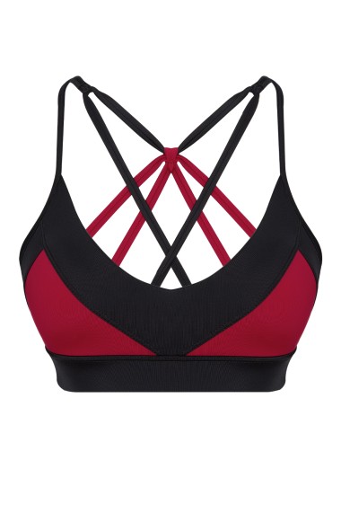 Aria ECONYL® Black Sport Bra & Bikini Top