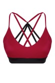 Aria ECONYL® Claret Red Sport Bra & Bikini Top Aria ECONYL® Claret Red Sport Bra & Bikini Top