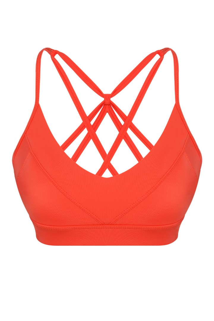 Aria ECONYL® Orange Sport Bra & Bikini Top Aria ECONYL® Orange Sport Bra & Bikini Top