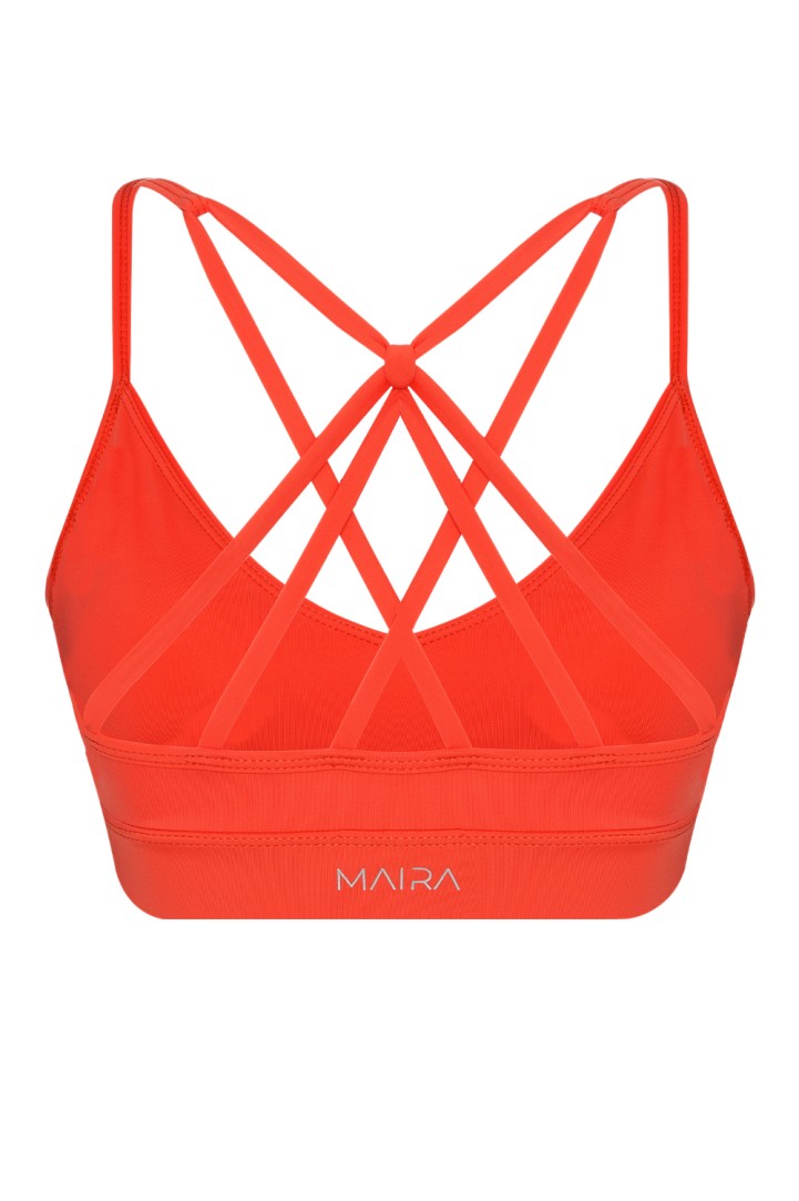 Aria ECONYL® Orange Sport Bra & Bikini Top Aria ECONYL® Orange Sport Bra & Bikini Top