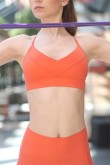 Aria ECONYL® Orange Sport Bra & Bikini Top Aria ECONYL® Orange Sport Bra & Bikini Top