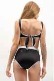 Ava Two-Tone ECONYL® Black Bikini Ava Two-Tone ECONYL® Black Bikini