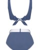 Ava Two-Tone ECONYL® Blue Bikini