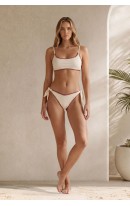 Nova Embroidered Bralette Burgundy Bikini