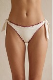 Nova Embroidered Bralette Burgundy Bikini