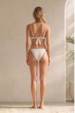 Nova Embroidered Bralette Burgundy Bikini