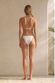 Nova Embroidered Palm Triangle Green Bikini