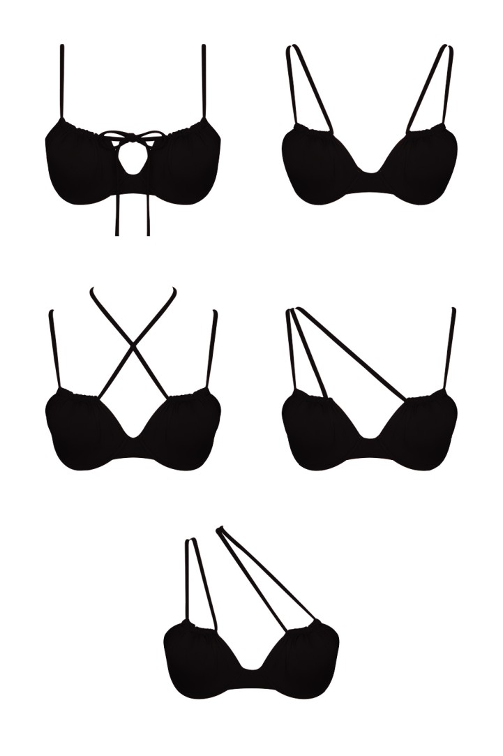 Tammy ECONYL® Black Bikini