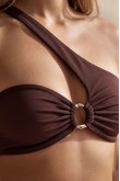 Terra One Shoulder Earth Brown Bikini