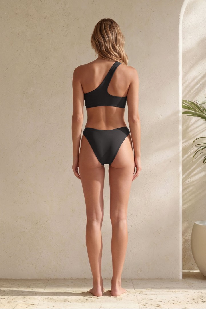 Terra One Shoulder Midnight Black Bikini