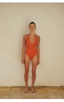 Malibu ECONYL® Orange Swimsuit