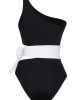 Naomi ECONYL® Black & White Swimsuit