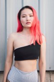 Asia One Shoulder ECONYL® Top Reversible