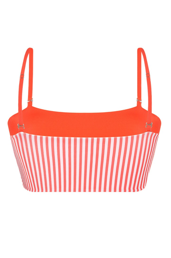Poly Bandeau Clementina ECONYL® Top Reversible Poly Bandeau Clementina ECONYL® Top Reversible